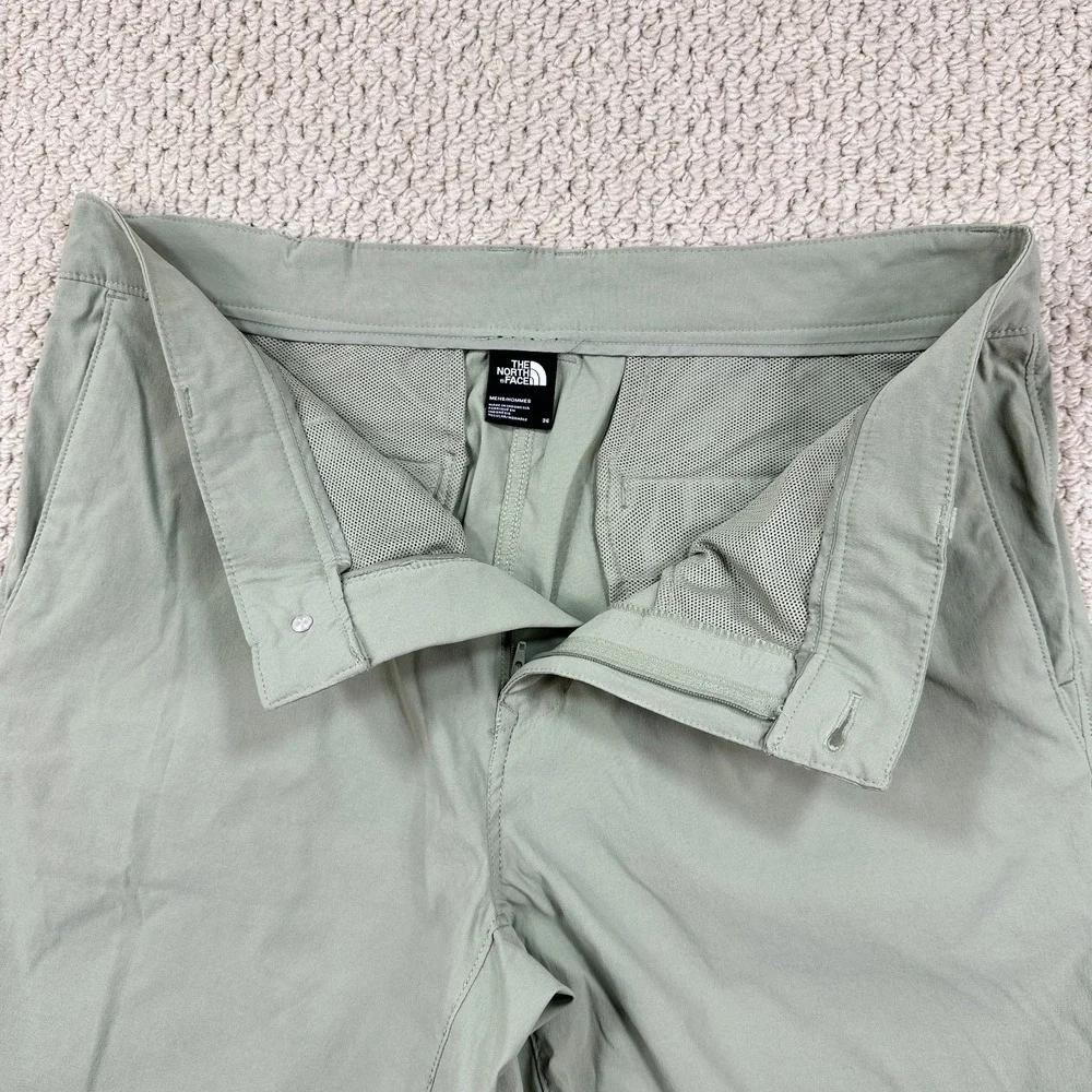 The North Face Shorts Mens 36 Sage Green Sprag Stretch Performance Chino Hiking